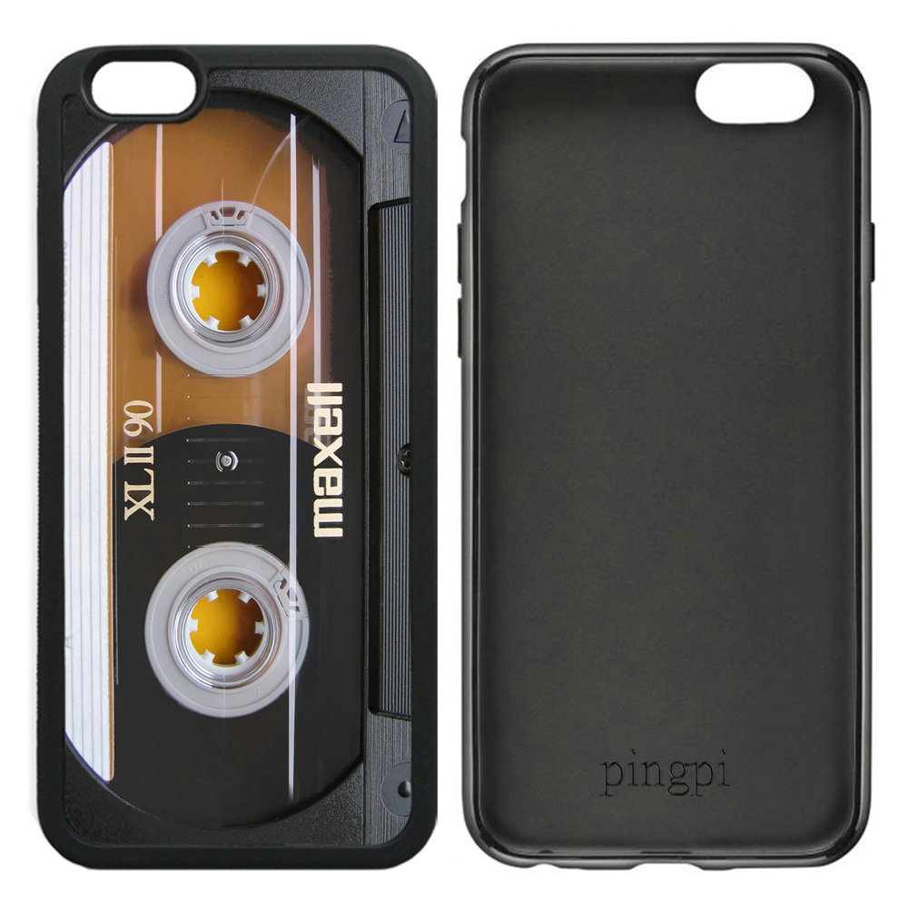 Funny Vintage 80s Music Cassette Tape Retro Case for iPhone 6 6S